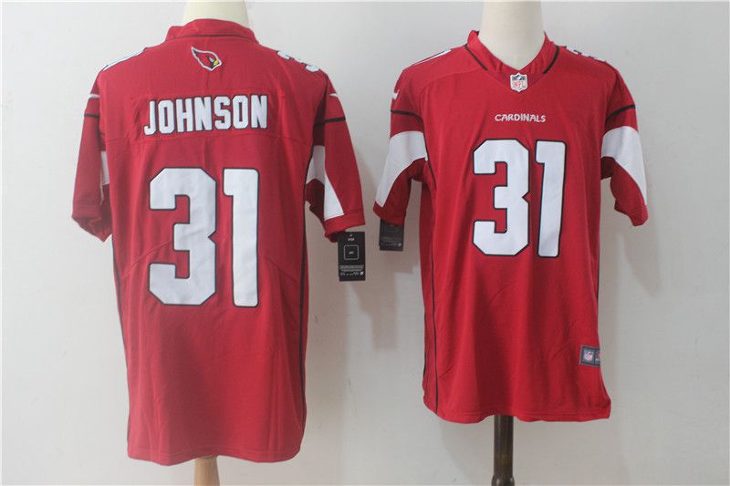 Men Arizona Cardinals 31 Johnson Red Nike Vapor Untouchable Limited NFL Jerseys